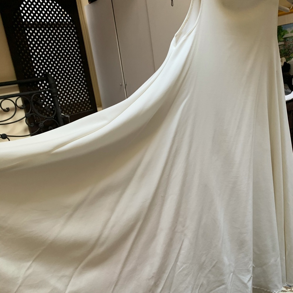 Dress Italian midi - rich (360degree Circle) style, stretch fabric